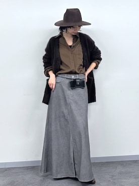 「アイテム（その他小物）」を使った、blmikuroさん（レディース・164cm）の秋コーディネート