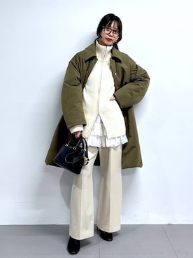 「アイテム（ナイロンジャケット）」を使った、blmikuroさん（レディース・164cm）の秋コーディネート