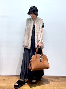 「アイテム（その他アウター、ホワイト系）」を使った、blmikuroさん（レディース・164cm）の夏コーディネート