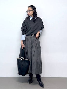 「BABYLONE（バビロン）のアイテム」を使った、blmikuroさん（レディース・164cm）の秋コーディネート