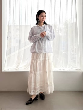 「31 Sons de mode（トランテアン　ソン　ドゥ　モード）のアイテム」を使った、ほしまりさん（レディース・158cm）の春コーディネート