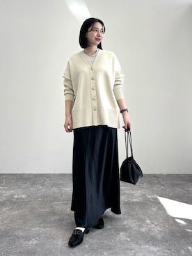 「パンプス 黒」｜ほしまりさん（レディース・158cm）の春コーディネート