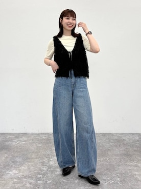 「31 Sons de mode（トランテアン　ソン　ドゥ　モード）のアイテム」を使った、ほしまりさん（レディース・158cm）の夏コーディネート