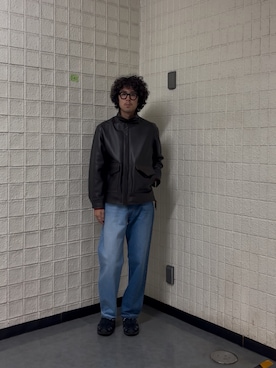 「アイテム（その他アウター）」を使った、yutanaka66さん（メンズ・183cm）の秋コーディネート