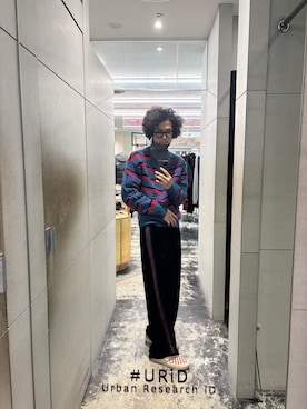 「アイテム（パンツ）」を使った、Yu Tanakaさん（メンズ・183cm）の秋コーディネート