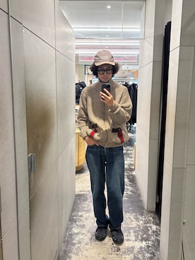 「アイテム（ニット/セーター）」を使った、Yu Tanakaさん（メンズ・183cm）の秋コーディネート