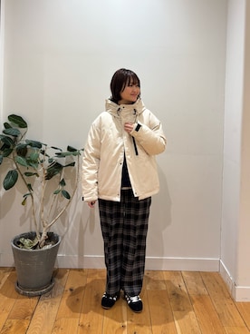 「URBAN RESEARCH Sonny Label（アーバンリサーチサニーレーベル）のアイテム（ダウンジャケット/コート）」を使った、KAGAさん（レディース・158cm）の冬コーディネート