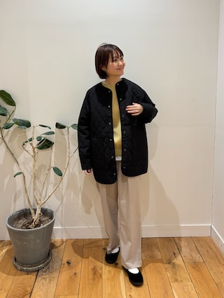 「RODE SKO(ロデスコ)の撥水ベロア2WAYメリージェーン(その他シューズ)」を使った、KAGAさん(レディース・158cm)の冬コーディネート