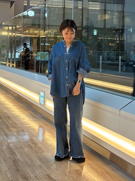 「アイテム（アナログ腕時計）」を使った、KAGAさん（レディース・158cm）の秋コーディネート