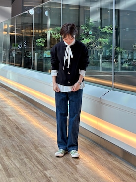 「アイテム（アナログ腕時計）」を使った、KAGAさん（レディース・158cm）の秋コーディネート