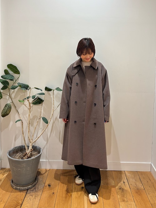 セール】ウールロングコート｜冬服/暖かい/ピリング防止/通勤服