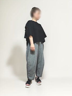 「LAKOLE（ラコレ）のアイテム」を使った、mskakndonkndさん（レディース・148cm）の夏コーディネート