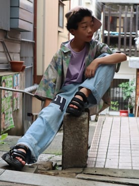 hinaachaさん（キッズ・150cm）の夏コーディネート