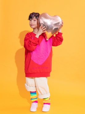 「アイテム（シューズ）」を使った、hinaachaさん（キッズ・150cm）の夏コーディネート
