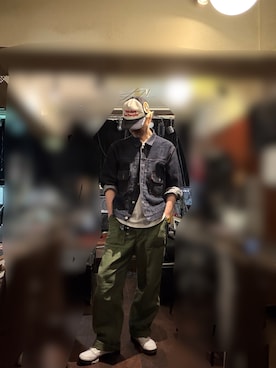 「AIR JORDAN（エアジョーダン）のアイテム」を使った、koucriさん（メンズ・178cm）の春コーディネート