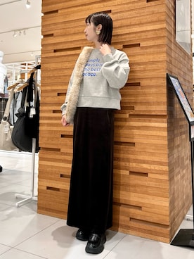 「SENSE OF PLACE by URBAN RESEARCH（センスオブプレイスバイアーバンリサーチ）のアイテム（トートバッグ）」を使った、kotomiurさん（レディース・166cm）の秋コーディネート