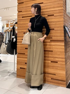 kotomiurさん（骨格ナチュラル・レディース・166cm）の秋コーディネート