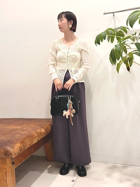 「アイテム（スリッポン）」を使った、kotomiurさん（レディース・166cm）の夏コーディネート