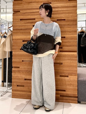 「アイテム（スウェットパンツ）」を使った、kotomiurさん（レディース・166cm）の夏コーディネート