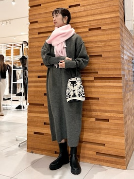 kotomiurさん（骨格ナチュラル・レディース・166cm）の秋コーディネート