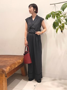 「アイテム（スリッポン）」を使った、kotomiurさん（レディース・166cm）の夏コーディネート