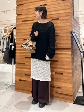 kotomiurさん（骨格ナチュラル・レディース・166cm）の秋コーディネート