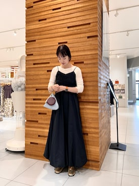 「アイテム（バッグ、ブルー系）」を使った、kotomiurさん（レディース・166cm）の夏コーディネート