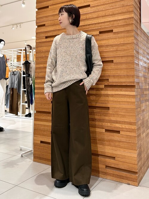 セール】『洗濯可』カラーネップニットプルオーバー（ニット/セーター