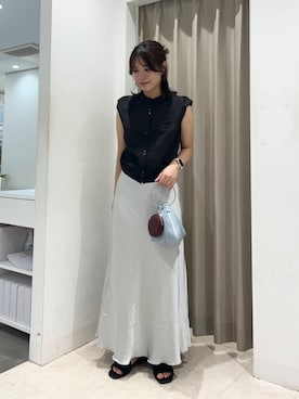 「新作」｜「アイテム（トップス）」を使った、Yuiさん（レディース・160cm）の夏コーディネート