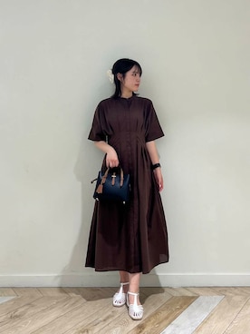 「SENSE OF PLACE by URBAN RESEARCH（センスオブプレイスバイアーバンリサーチ）のアイテム」を使った、Yuiさん（レディース・160cm）の夏コーディネート
