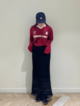 「HEYUMM（ヘユム）のアイテム」を使った、Yuiさん（レディース・160cm）の秋コーディネート