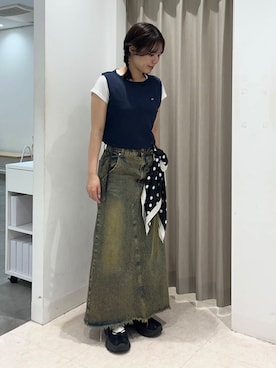 「初夏のお出掛けコーデ」｜Yuiさん（レディース・160cm）の夏コーディネート