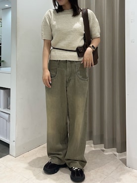 「KBF（ケイビーエフ）のアイテム」を使った、Yuiさん（レディース・160cm）の夏コーディネート