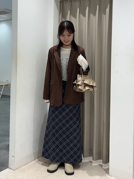 「アイテム（テーラードジャケット）」を使った、Yuiさん（レディース・160cm・20代）の秋コーディネート