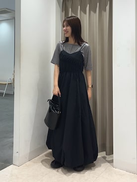 「アイテム（ワンピース/ドレス）」を使った、Yuiさん（レディース・160cm・20代）の夏コーディネート