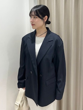「新作」｜「アイテム（ローファー）」を使った、Yuiさん（レディース・160cm）の冬コーディネート