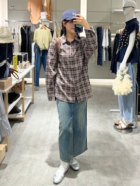 「新作」｜「アイテム（スカート）」を使った、Yuiさん（レディース・160cm）の夏コーディネート