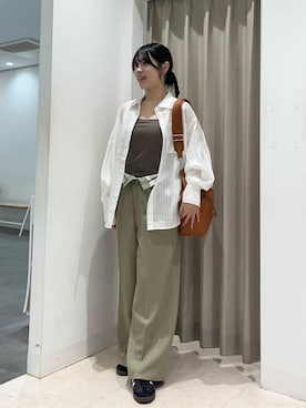 「新作」｜「アイテム（キャミソール）」を使った、Yuiさん（レディース・160cm）の春コーディネート