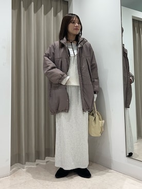 「アイテム（その他アウター）」を使った、Yuiさん（レディース・160cm）の秋コーディネート