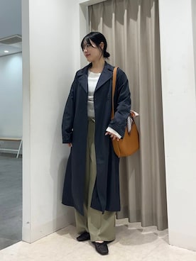 「newarrival」｜「アイテム（トレンチコート）」を使った、Yuiさん（レディース・160cm）の冬コーディネート