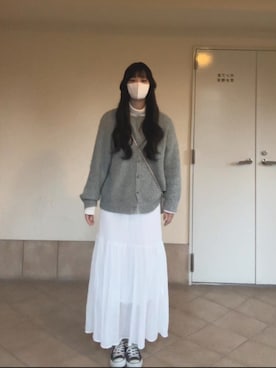 「RETRO GIRL（レトロガール）のアイテム」を使った、優菜さん（骨格ウェーブ・レディース・166cm）の春コーディネート
