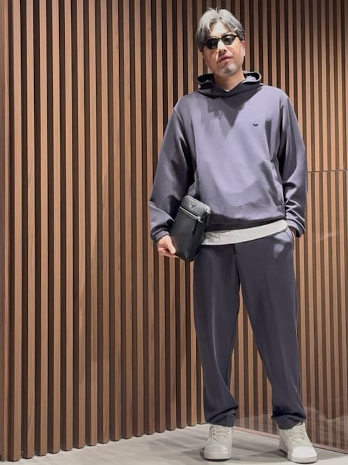 ✨極美品✨EMPORIO ARMANI フラットショルダー イーグルプレート EMPORIO ARMANI ショルダーバッグ 「エンポリオ アルマーニ」ASV