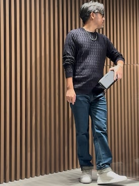 「アイテム（財布/小物）」を使った、じゅんちゃんさん（メンズ・176cm）の秋コーディネート