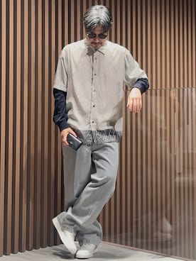 「アイテム（カードケース）」を使った、じゅんちゃんさん（メンズ・176cm）の秋コーディネート