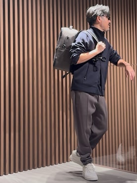 「アイテム（バックパック/リュック）」を使った、じゅんちゃんさん（メンズ・176cm）の秋コーディネート