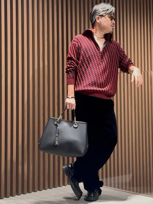 EMPORIO ARMANI セーター ニット 「エンポリオ アルマーニ」ハーフ