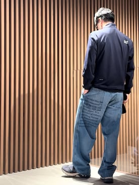 「EMPORIO ARMANI 六本木ヒルズ店」｜「アイテム（帽子）」を使った、じゅんちゃんさん（メンズ・176cm）の秋コーディネート