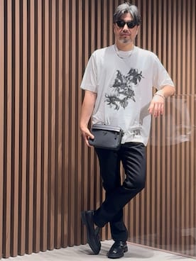「アイテム（ネックレス）」を使った、じゅんちゃんさん（メンズ・176cm）の夏コーディネート