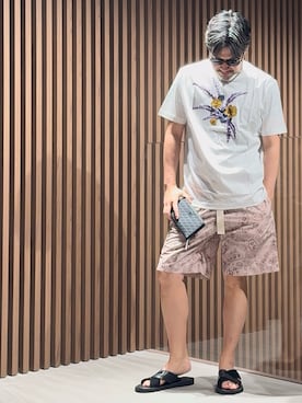 「アイテム（財布）」を使った、じゅんちゃんさん（メンズ・176cm）の夏コーディネート
