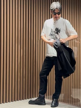 「アイテム（テーラードジャケット）」を使った、じゅんちゃんさん（メンズ・176cm）の夏コーディネート